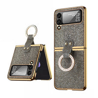 Electroplating Glitter Ring Phone Case Rhinestones