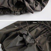 Lace Knot Elastic Design Shorts For Women