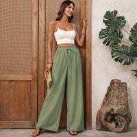 Women's Fashion Lace-Patchwork Casual Wide-Leg Pants