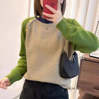 Womens Sweater With A Relaxed Designer-inspired Knit Top