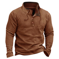 Men's Casual Coat Zipper Fleece Sweater
