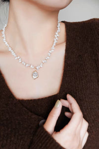 Irregular Pearl Necklace Female Twelve Constellation