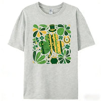 Lucky Clover Shirt Top Womens
