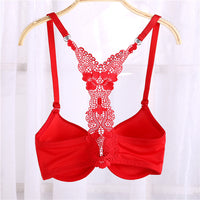 Front Closure Y-type Beauty Back Girls Push Up Bra