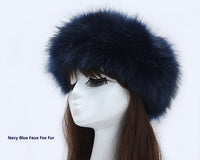 Elastic Faux Fur Fox Fur Headband For Women