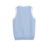 Pure Color Trendy Knitted Slim-fit Flattering Sleeveless