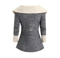Womens Long-Sleeve Top With Lace-Up Details And Asymmetrical Hem