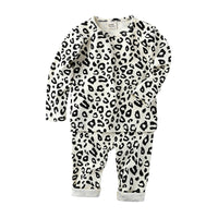 Children's Korean Style Leopard Print Stretch Homewear