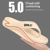 Mens Outdoor Step-on-poop Themed Flip-flops
