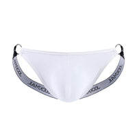 Sexy Mens Transparent Ice Silk Mens Thong Briefs