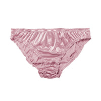 Glossy Quick-drying Briefs Sexy T-shaped Mid-waist Purified Cotton Crotch Breathable Ladies