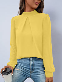 Women's Satin Fashion Long-Sleeve Blouse