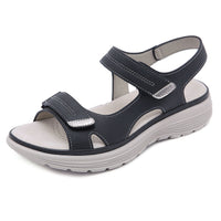 Sports Style Wedge Lightweight Velcro Plus Size Slippers Women