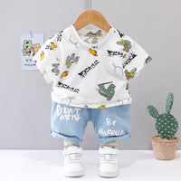 Boys Shirt Fashion Summer Short Sleeve Blouse And Pants