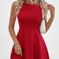 Elegant And Chic A-Line Sleeveless Dress For Women