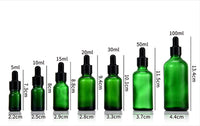 Glass Fine Oil Bottle Avoid Light Glue Head Dropper Bottle  Stock Bottling Cosmetics