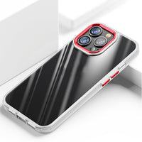 Transparent Lens Metal Large Hole Phone Case