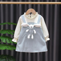 Bear Dress Spring New Children Korean Fashion