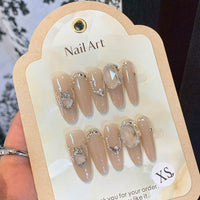 Autumn And Winter White Detachable Nail Tip Wear Armor