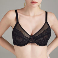 Women's Plus Size Underwear Ultra-thin Lace Bra