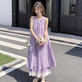 French-style Chic Sleeveless Dress For Women