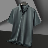 Casual T-shirt Solid Color Simple Comfortable Shirt