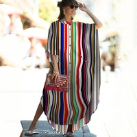 Vacation Robe Sun Protection Clothing Cardigan Beach Jacket Bikini Cover-up Swimsuit Blouse