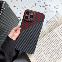 Double-faced Kevlar Carbon Fiber Texture Mobile Phone Case