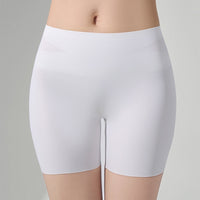 Ice-silk Seamless Mid-rise Tummy-control Butt-lifting Anti-exposure Leggings