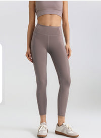 Mesh Side-pocket Stretchy Athletic Leggings