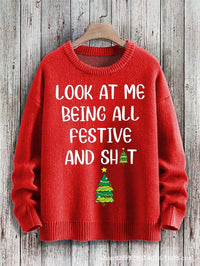 New Casual Fashion 3D Printed Christmas Printed Sweater