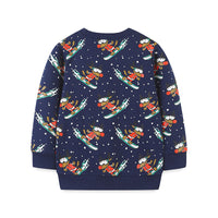 European And American Style Boys' Long Sleeve Fashion Printing Children Shirt