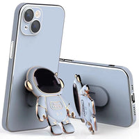 Electroplating Astronaut Silicone Phone Case All Inclusive