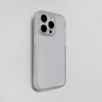 Colorful Frosted Transparent Phone Case