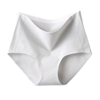 Pure Cotton High Waist Comfortable Pure Color Simple Stretch Underwear Women