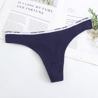 Women's Cotton Low Waist Seamless Thong