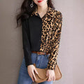 Fashionable Western-style Chic Long-sleeve Chiffon Shirt