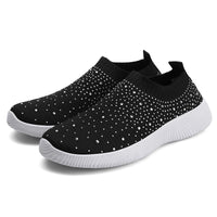 Plus-size Lightweight MD-soled Flyknit Stretchy Casual Shoes