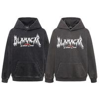 American Retro Heavy Washed Hoodie Design Sense Printed Hoodie