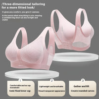 Seamless Latex Summer Thin Lace Backless Bra
