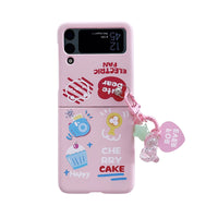 Ins  Cake Illustration Folding Screen Phone Case