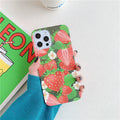 Compatible with Apple , Ins Simple Flowers Apple Mobile Phone Hard Case