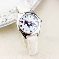 Small Cartoon Children's Leather Belt Watch