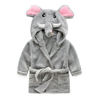 Boys And Girls Cartoon Animal Modeling Facecloth Bathrobe