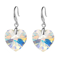 Fashionable Heart Of The Ocean Crystal Glass Earrings