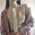 Pearl Tie Body Chains Hollow Out Handmade Retro