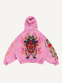 Fashion Casual Printed Polyester Sweater