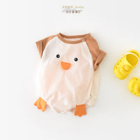 Boys And Girls Korean Style New Cartoon Cute Cartoon Onesie Romper