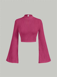 Printed Sexy Lace Thick Long Sleeved T-shirt Knitted Sweater