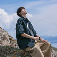 Thin Trendy Short-sleeved Shirt Design Niche Coat